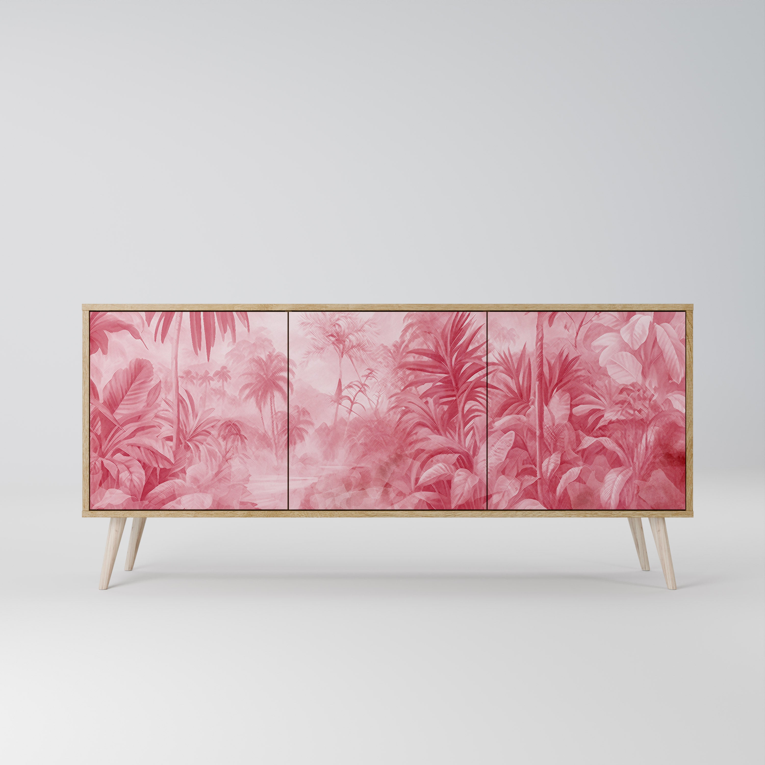 SWEET TROPICS 3-Door Sideboard in Oak Effect