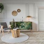 VERDURE ABYSS Aparador de 3 Puertas en Efecto Roble