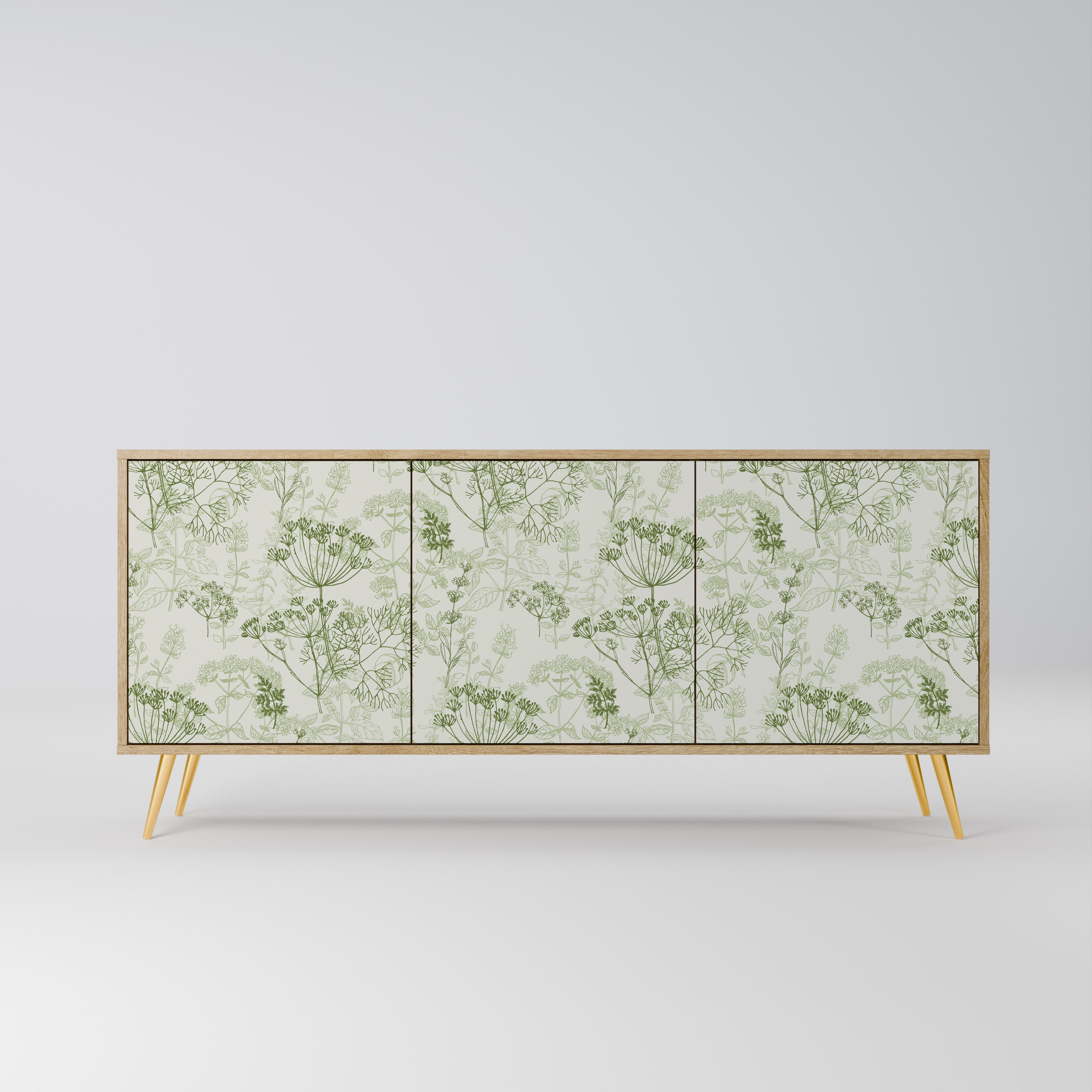 FENNEL BALDACHIN 3-Door Sideboard in Oak Effect