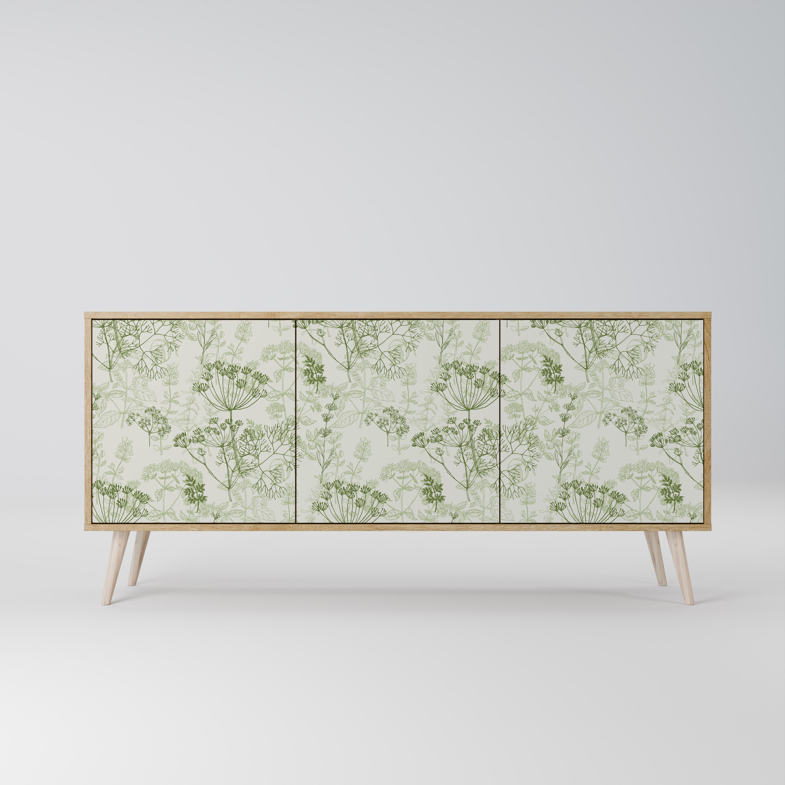 FENNEL BALDACHIN 3-Door Sideboard in Oak Effect
