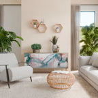 VELVET CROSSING Aparador de 3 Puertas en Efecto Roble