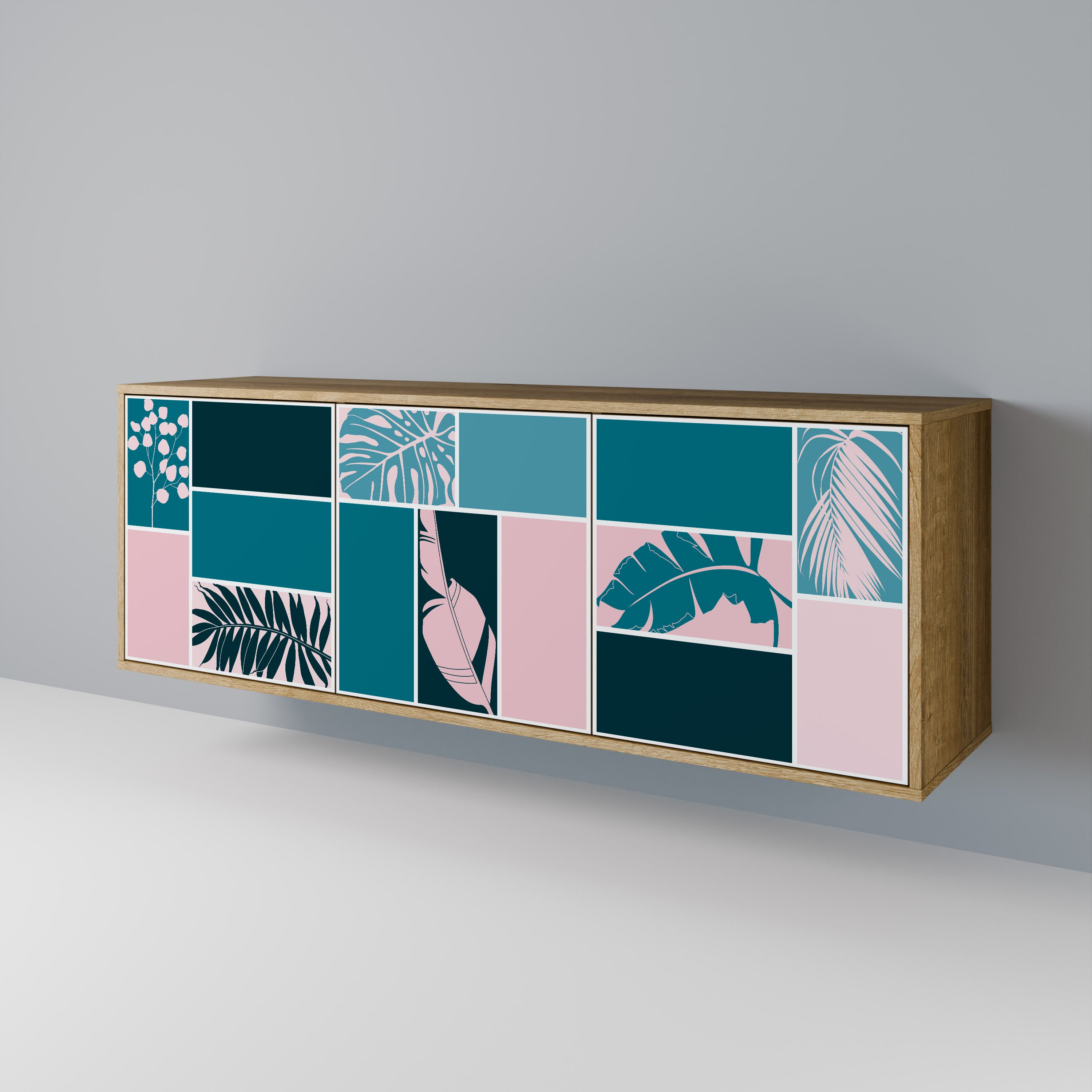 COMBINATION OF SHAPES Aparador de 3 Puertas