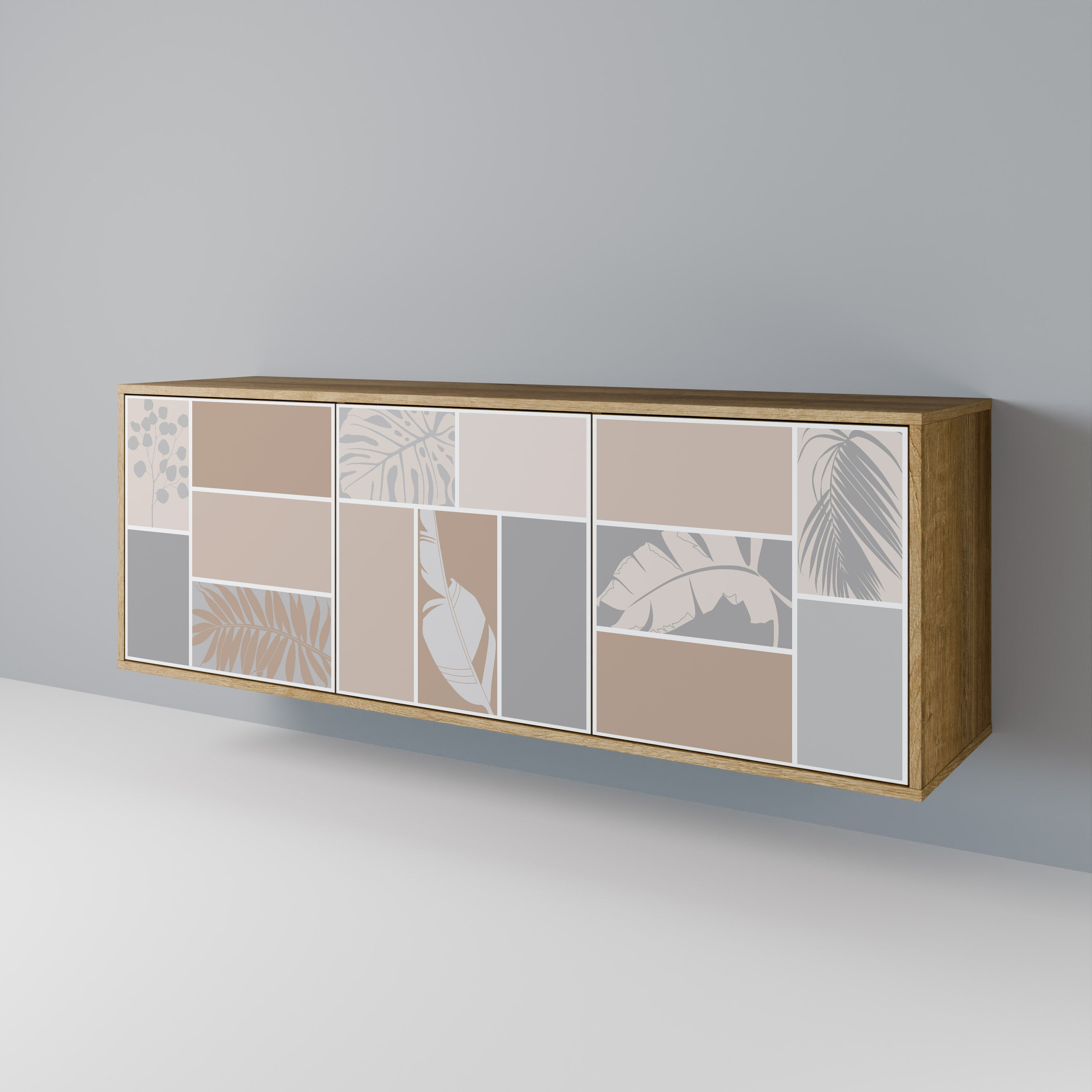 TROPICAL SHAPES 3-Door Sideboard