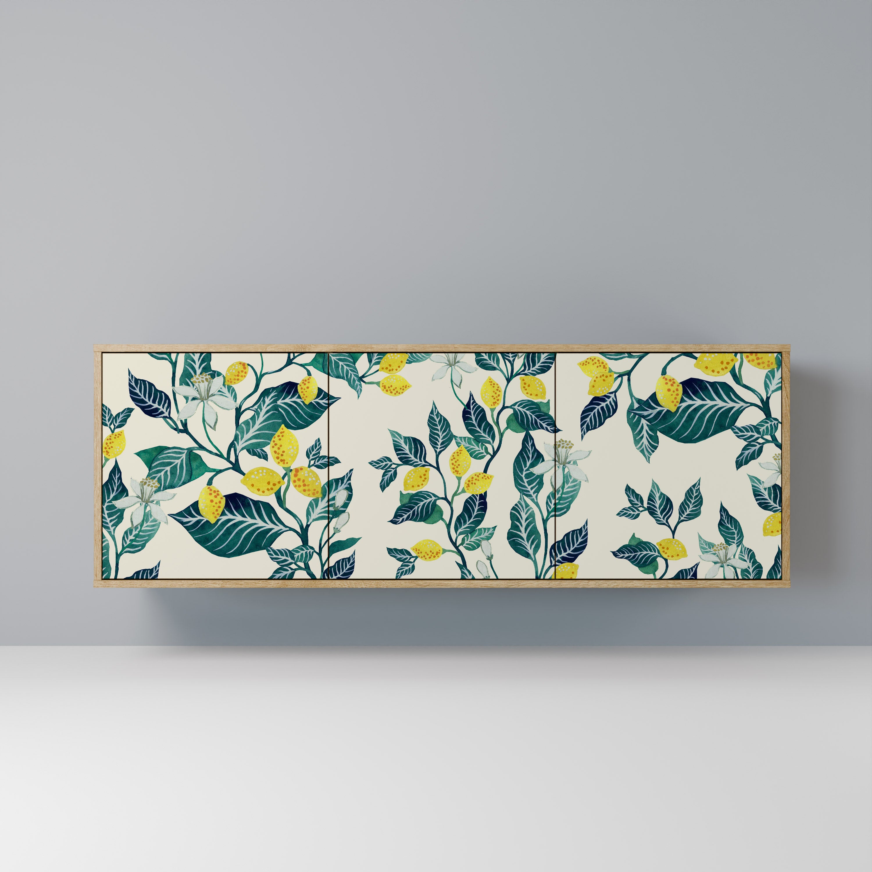 LEMON TREE 3-Door Sideboard in Oak Effect