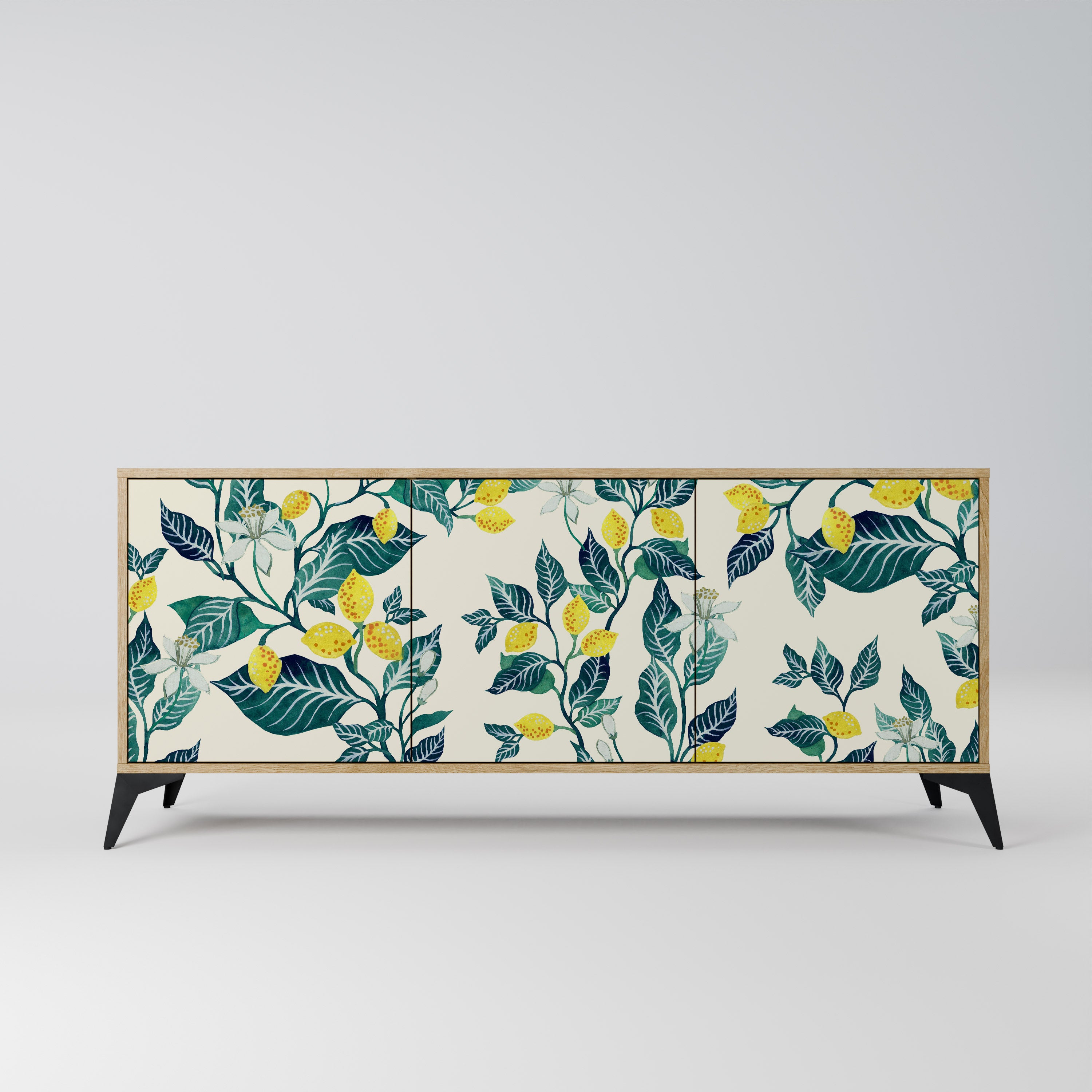 LEMON TREE 3-Door Sideboard in Oak Effect