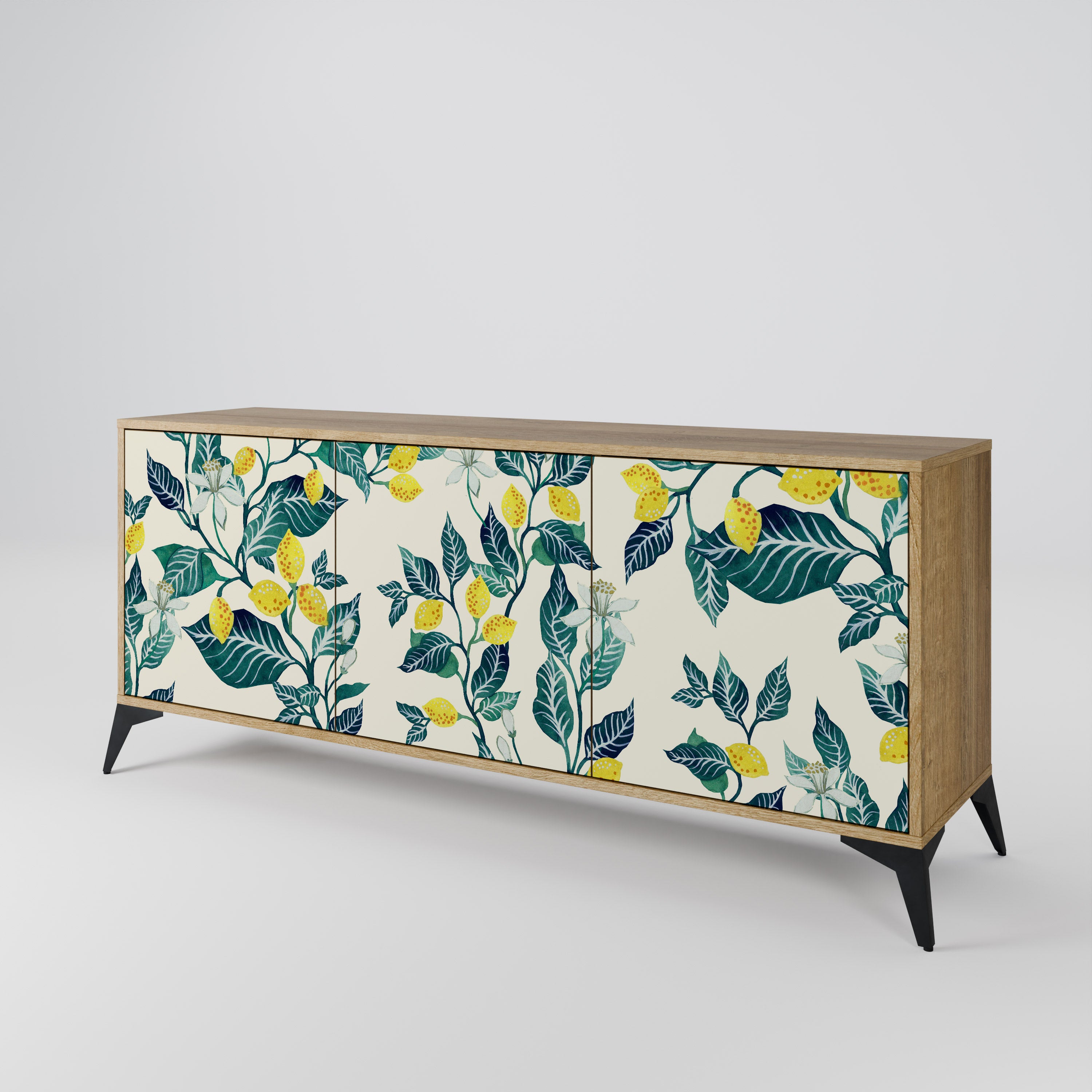 LEMON TREE 3-Door Sideboard in Oak Effect