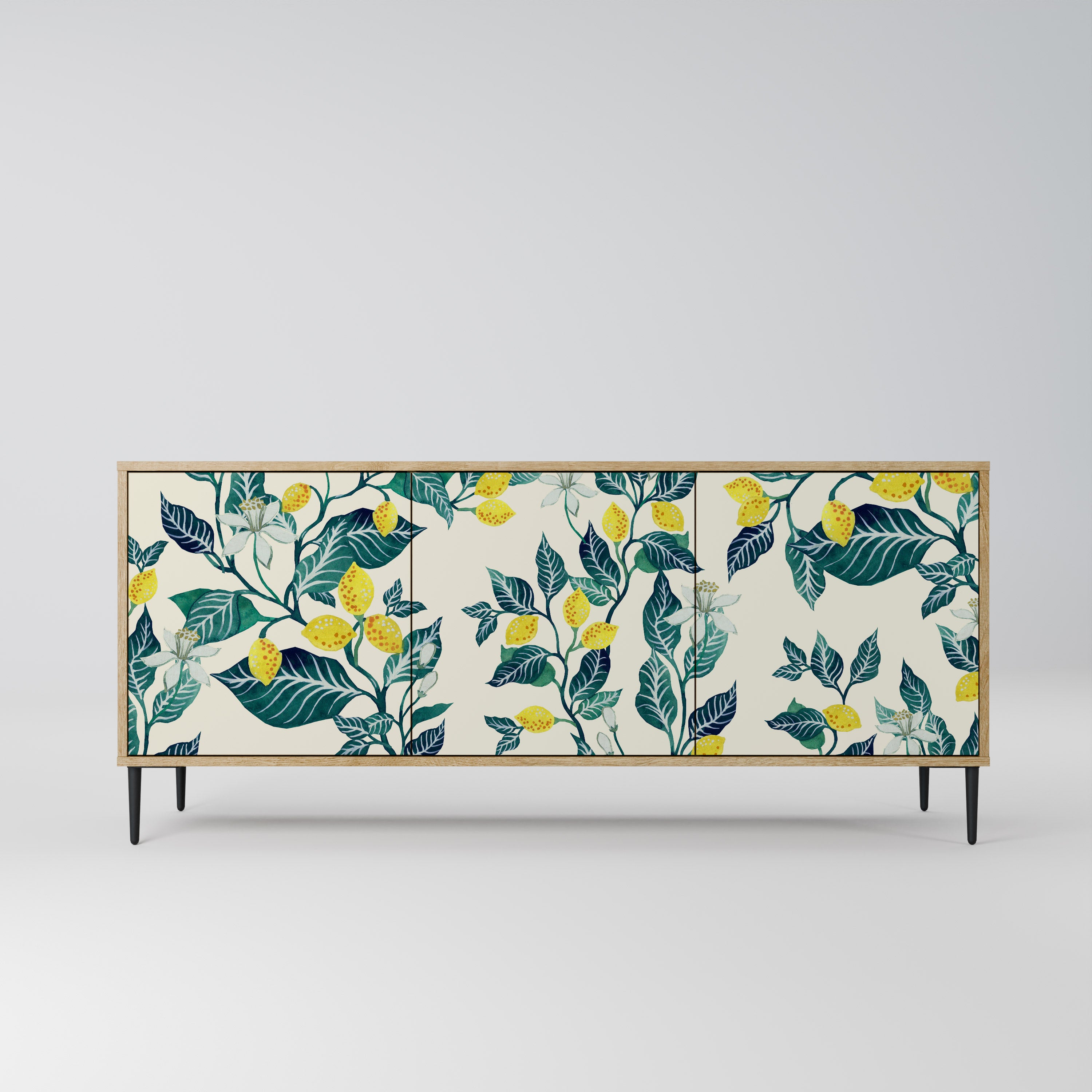 LEMON TREE 3-Door Sideboard in Oak Effect