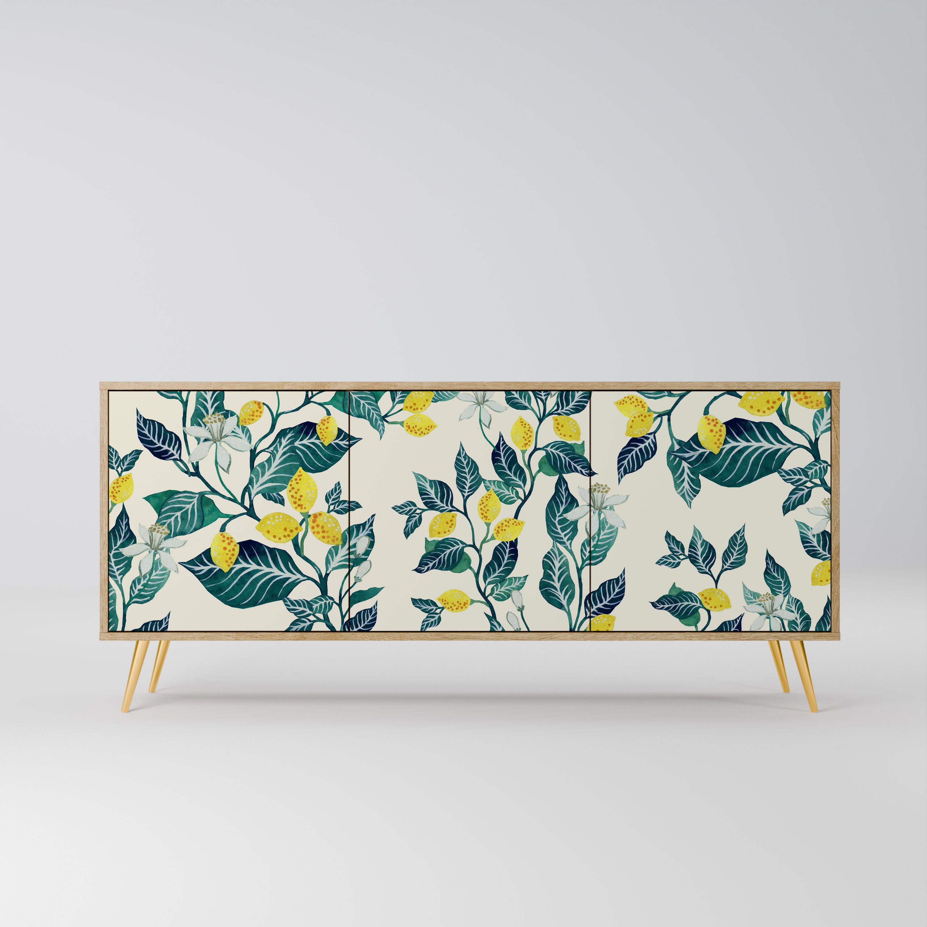 LEMON TREE 3-Door Sideboard in Oak Effect