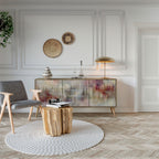 VEILED SUMMIT Aparador de 3 Puertas