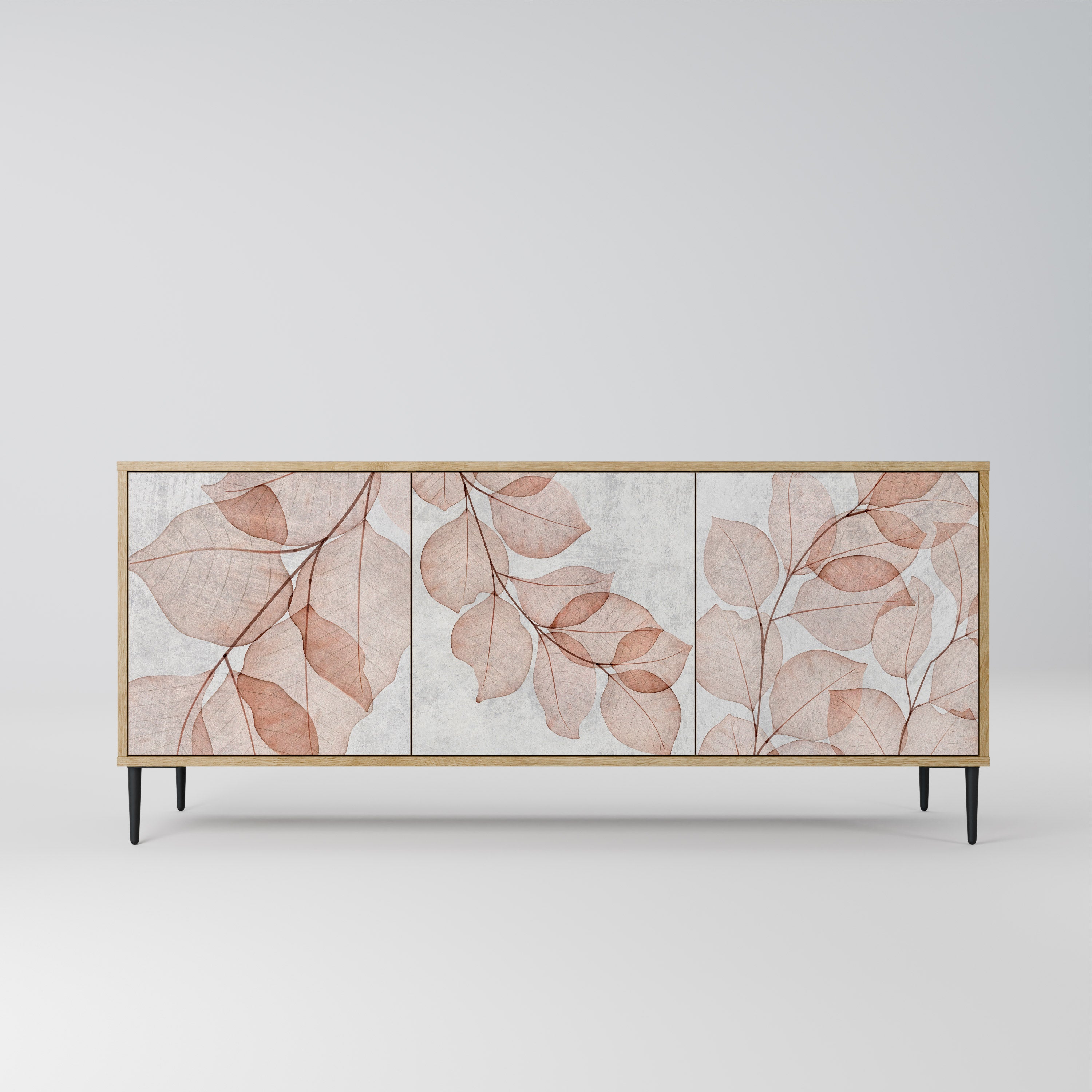 AUTUMN FRAGILITY 3-Door Sideboard in Oak Effect