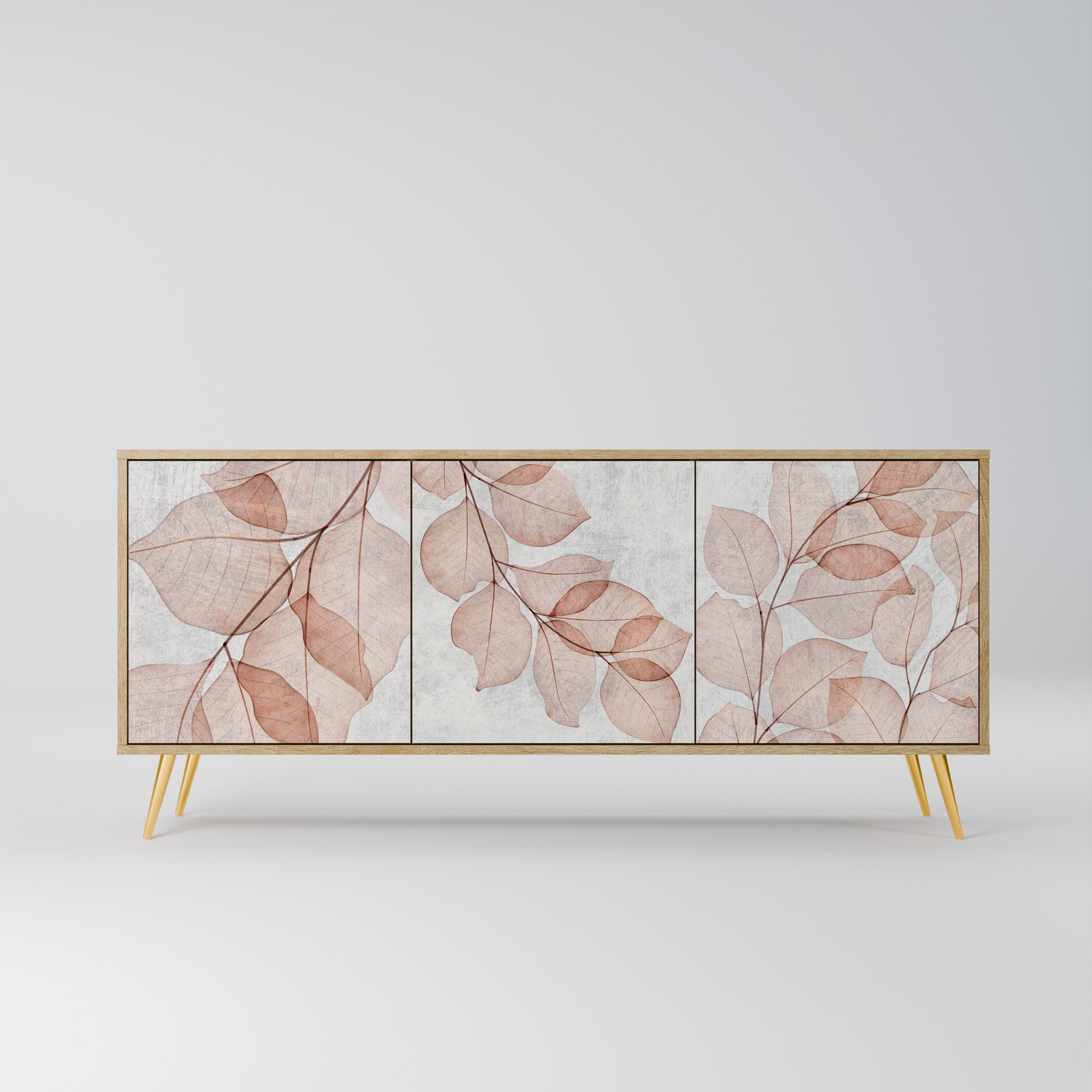 AUTUMN FRAGILITY 3-Door Sideboard in Oak Effect