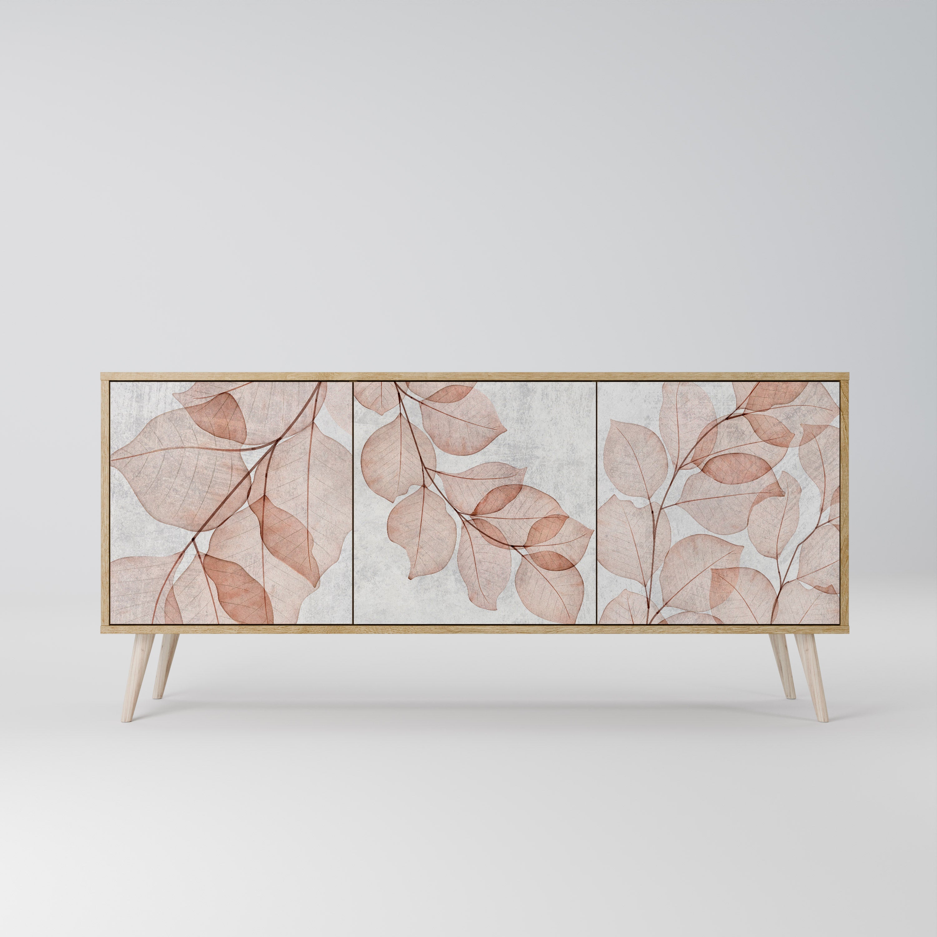 AUTUMN FRAGILITY 3-Door Sideboard in Oak Effect