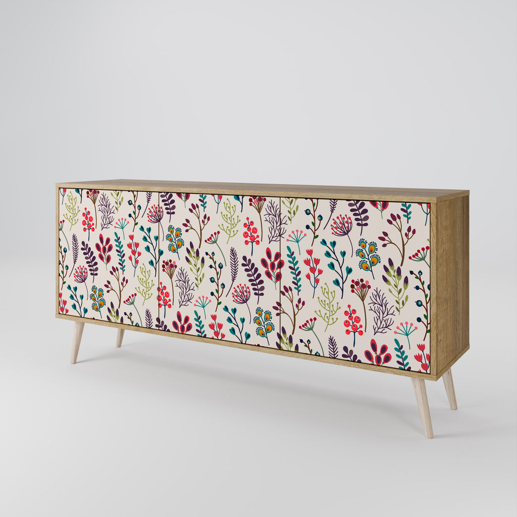AUTUMN SUNDRIES 3-Door Sideboard in Oak Effect