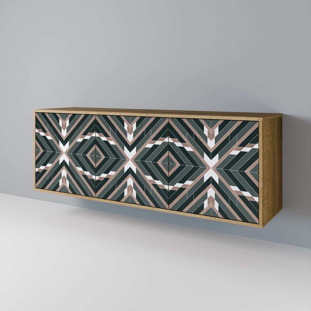 DIMENSION DELIGHTS 3-Door Sideboard in Oak Effect