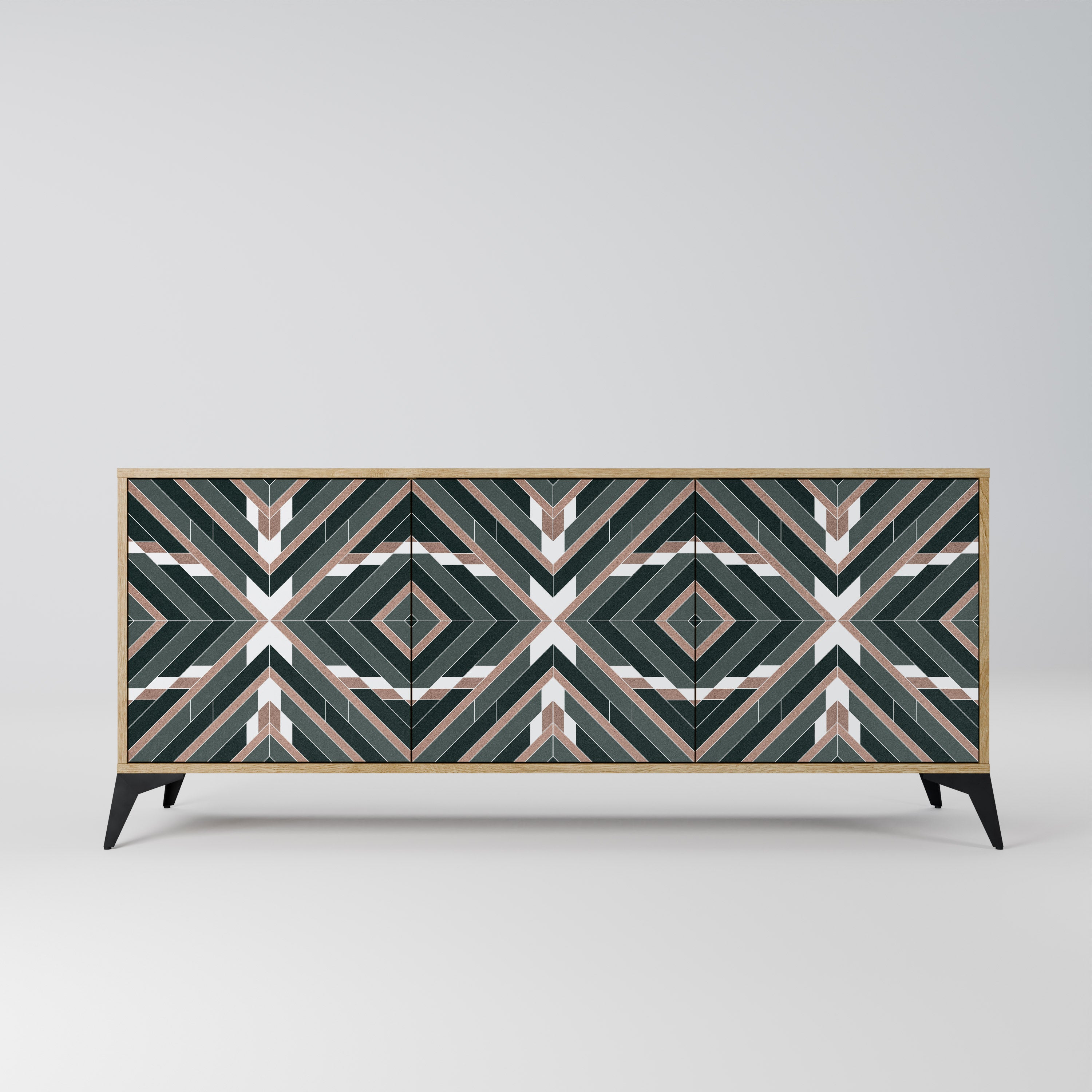 DIMENSION DELIGHTS 3-Door Sideboard in Oak Effect
