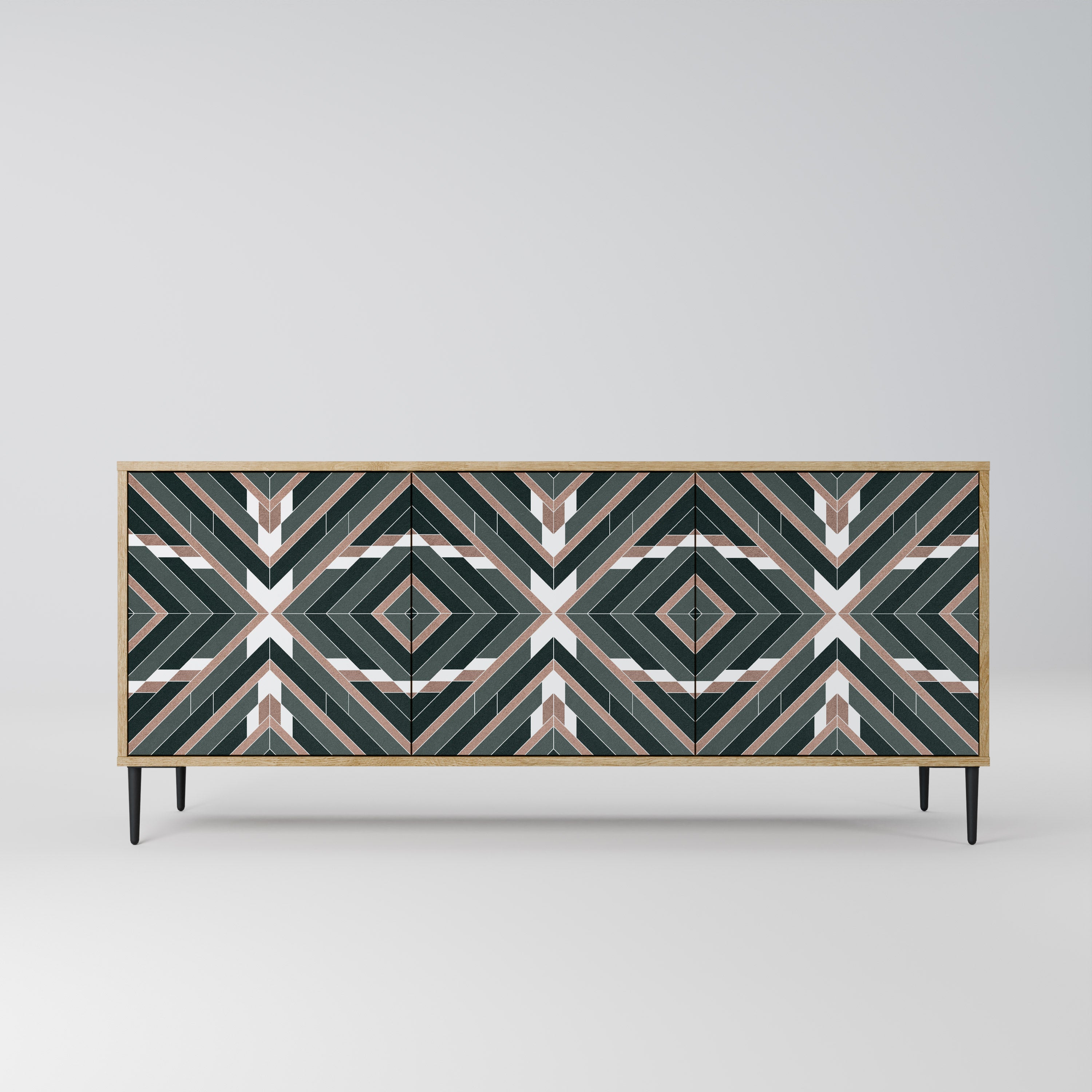 DIMENSION DELIGHTS 3-Door Sideboard in Oak Effect