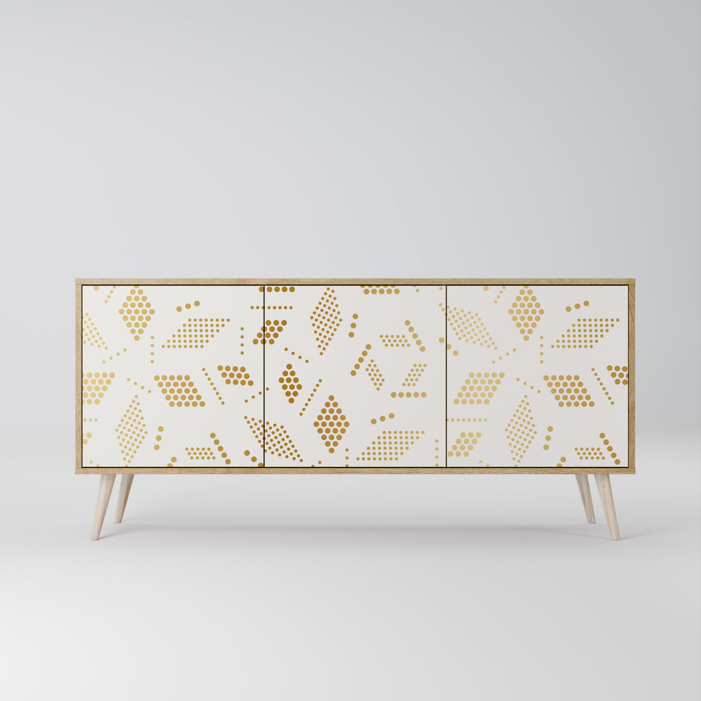 SPOTTED DAZE 3-Door Sideboard in Oak Effect