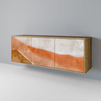 Aparador de 3 puertas Sandhills Splendour con efecto roble