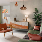 Aparador de 3 puertas Sandhills Splendour con efecto roble