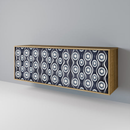 GRAPHITE EYES Aparador de 3 Puertas