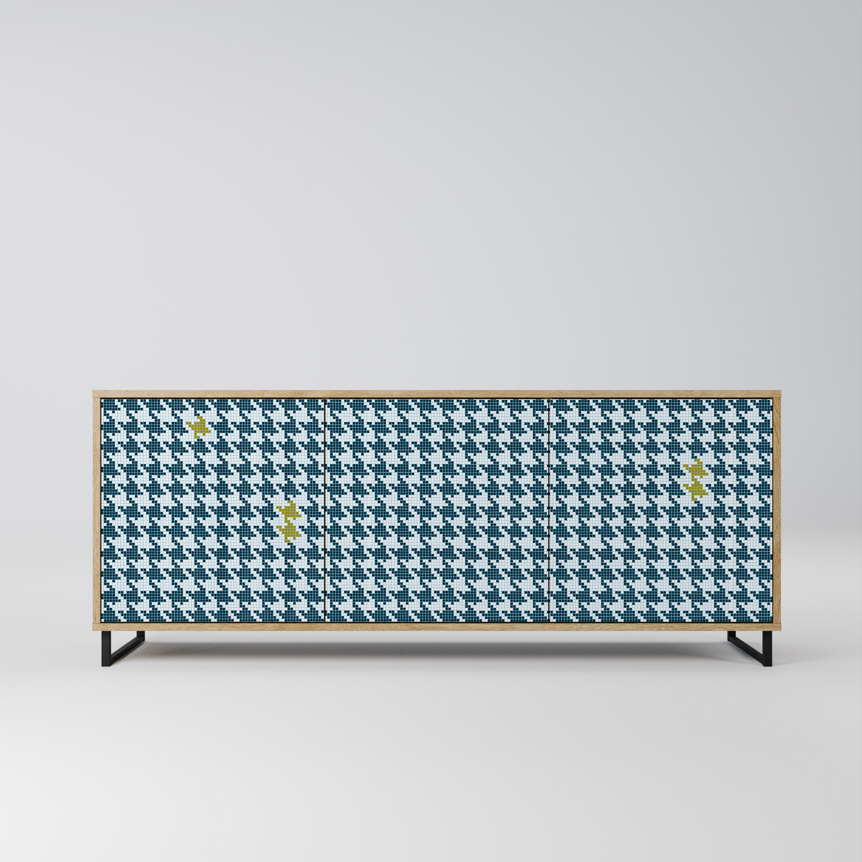 OUT OF CONTEXT 3-Door Sideboard in Oak Effect