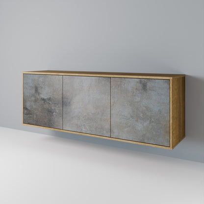 CONCRETE WALL Aparador de 3 Puertas