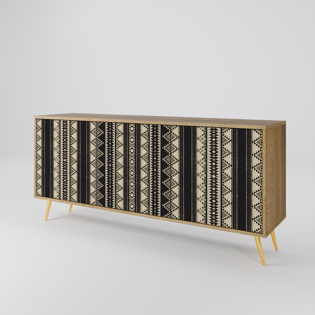 AZTEC 3-Door Sideboard in Oak Effect