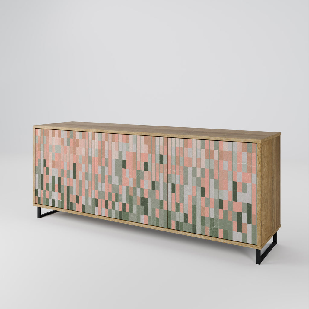 BUILDING THE FUTURE 3-Door Sideboard in Oak Effect