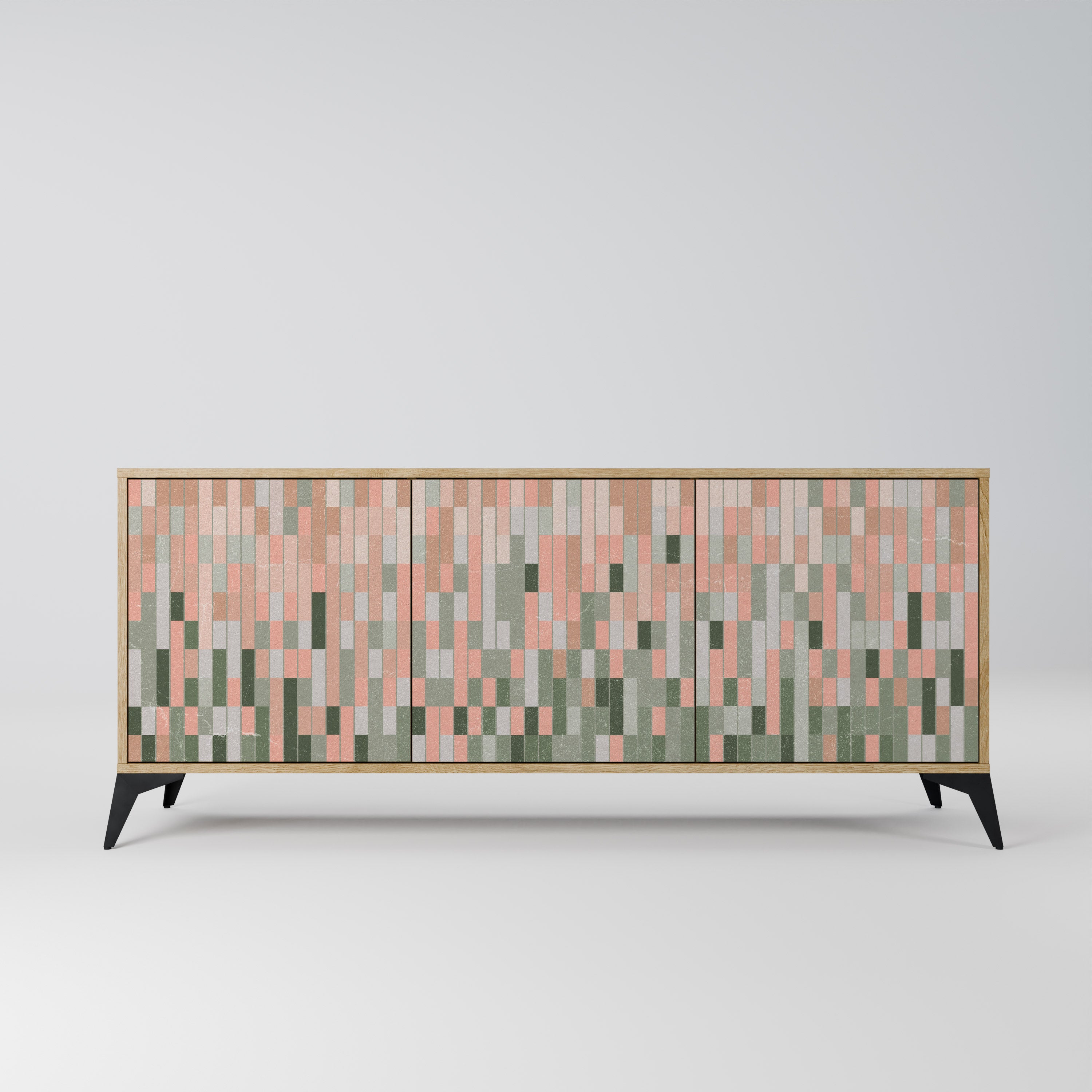 BUILDING THE FUTURE 3-Door Sideboard in Oak Effect