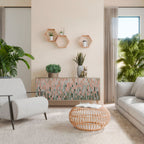 BUILDING THE FUTURE Aparador de 3 Puertas en Efecto Roble