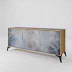 MUTED ARC 3-Door Sideboard in Oak Effect