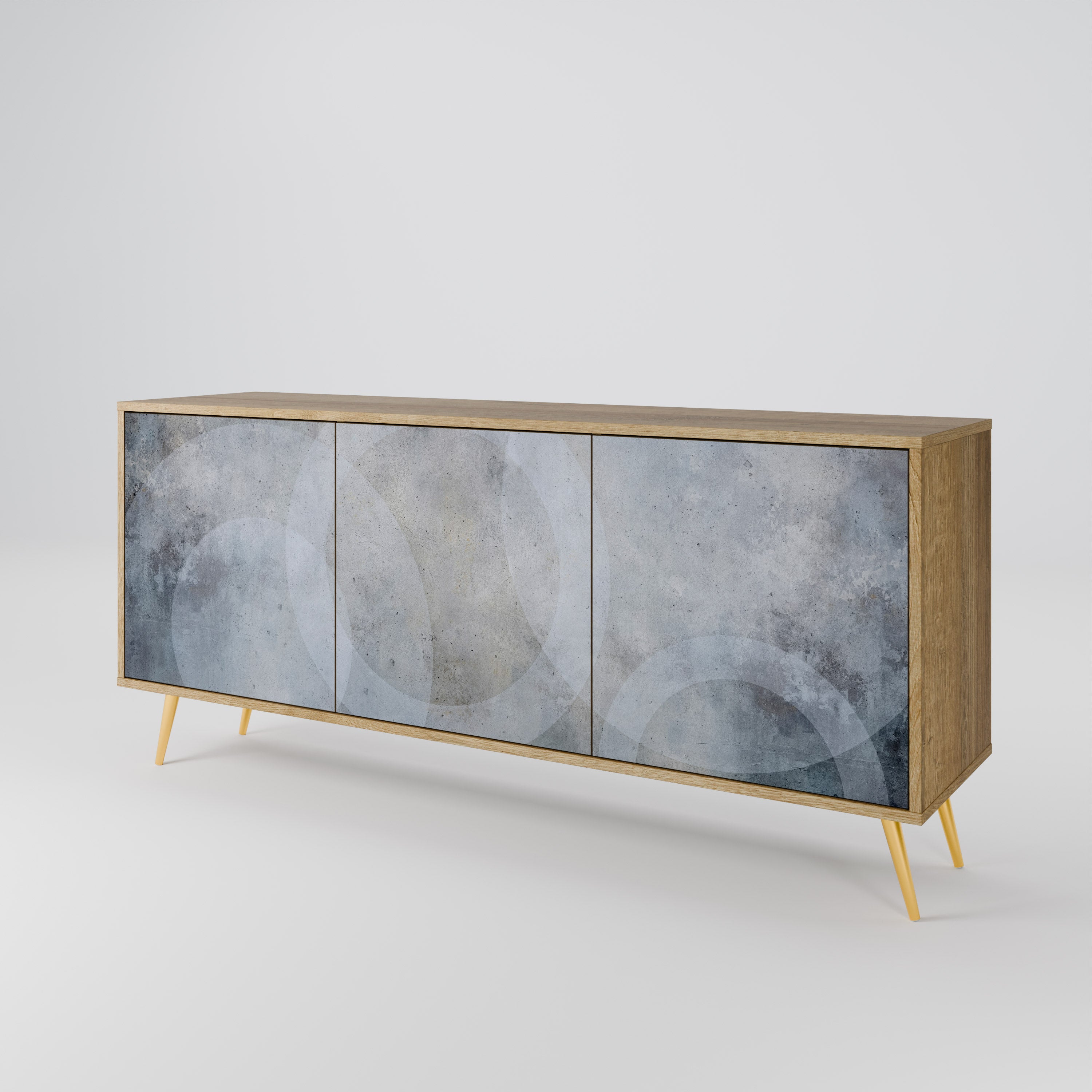 MUTED ARC 3-Door Sideboard