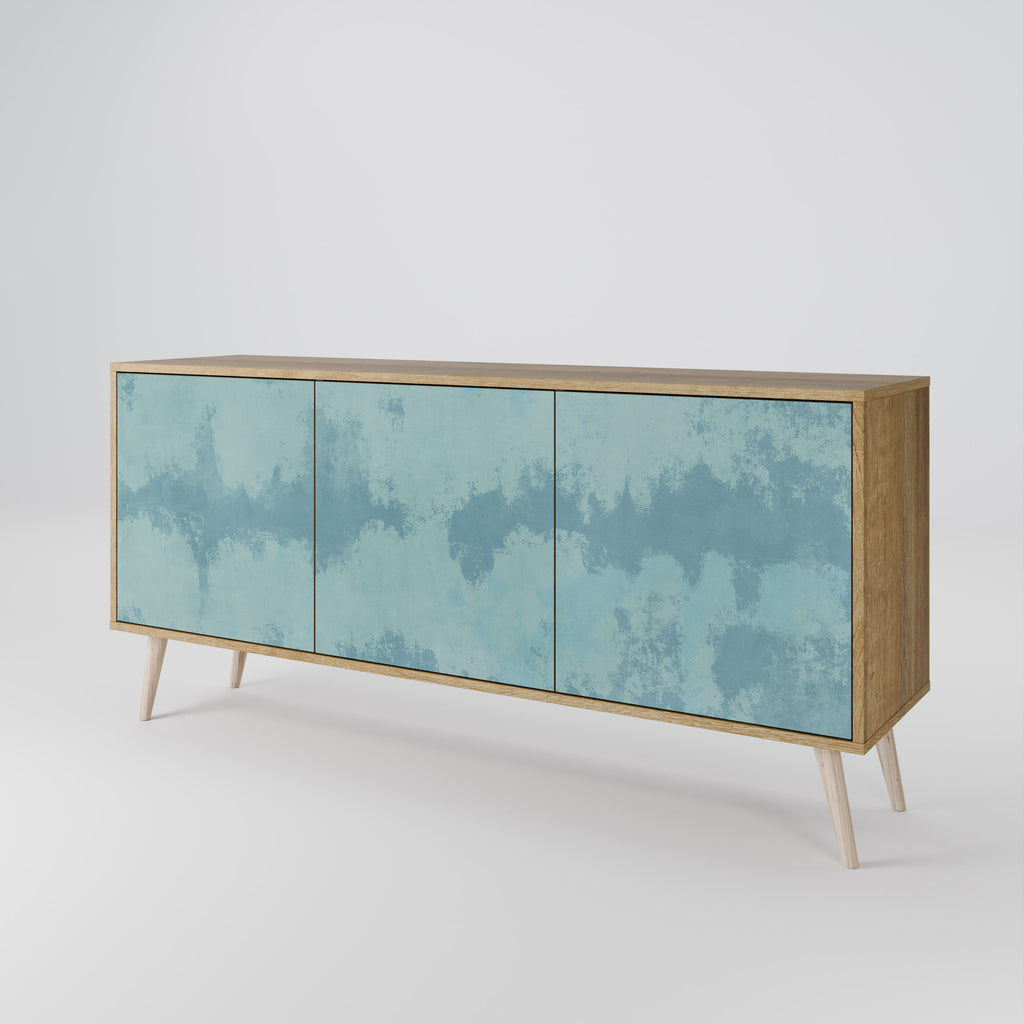 SKY WASH 3-Door Sideboard in Oak Effect