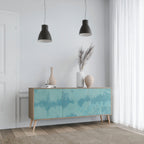 SKY WASH 3-Door Sideboard in Oak Effect