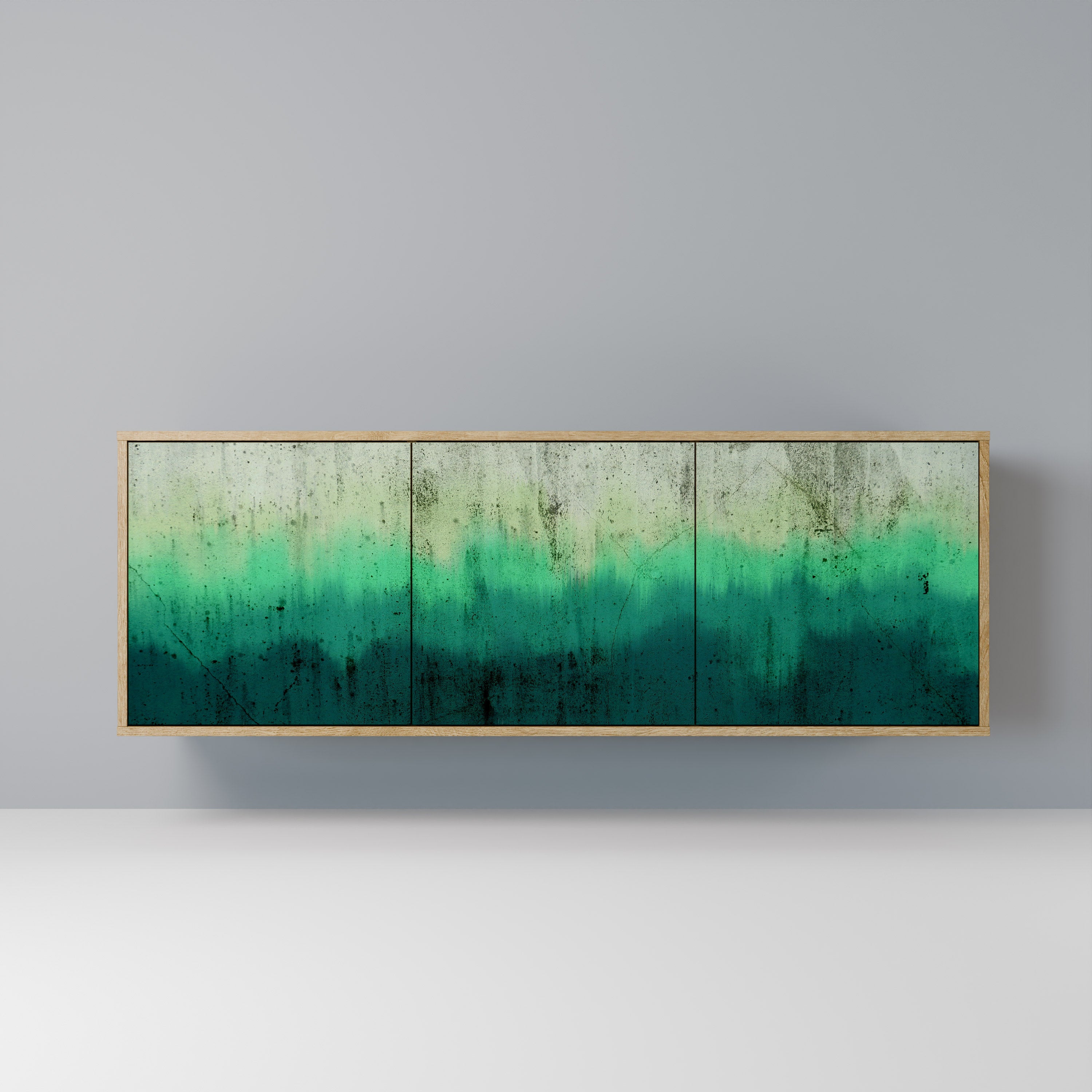 NORTHERN LIGHTS 3-Door Sideboard in Oak Effect