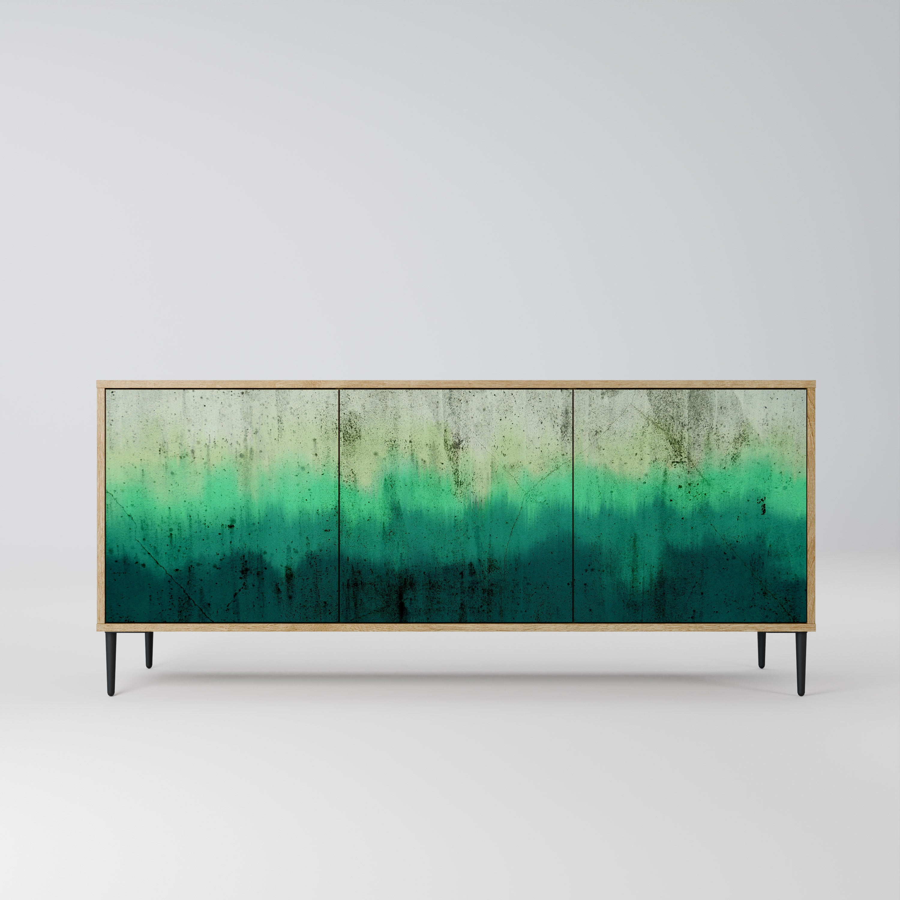 NORTHERN LIGHTS 3-Door Sideboard in Oak Effect