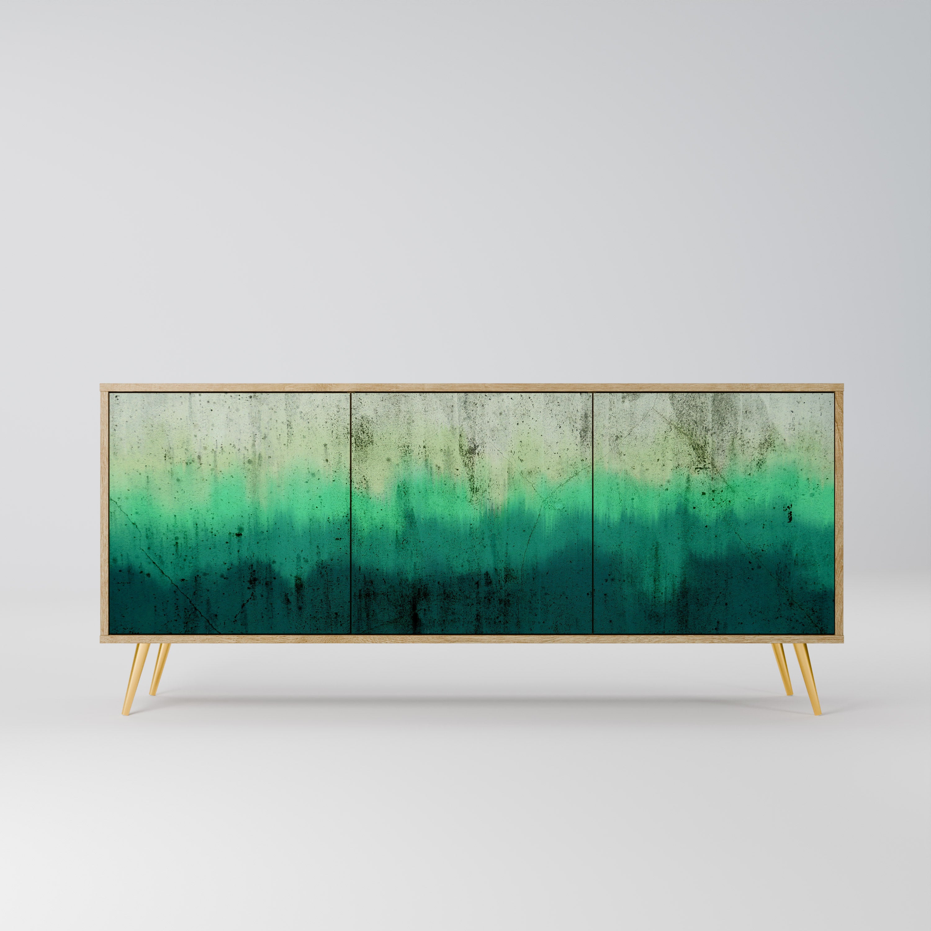 NORTHERN LIGHTS 3-Door Sideboard in Oak Effect