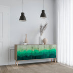 NORTHERN LIGHTS 3-Door Sideboard in Oak Effect