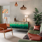 NORTHERN LIGHTS 3-Door Sideboard in Oak Effect