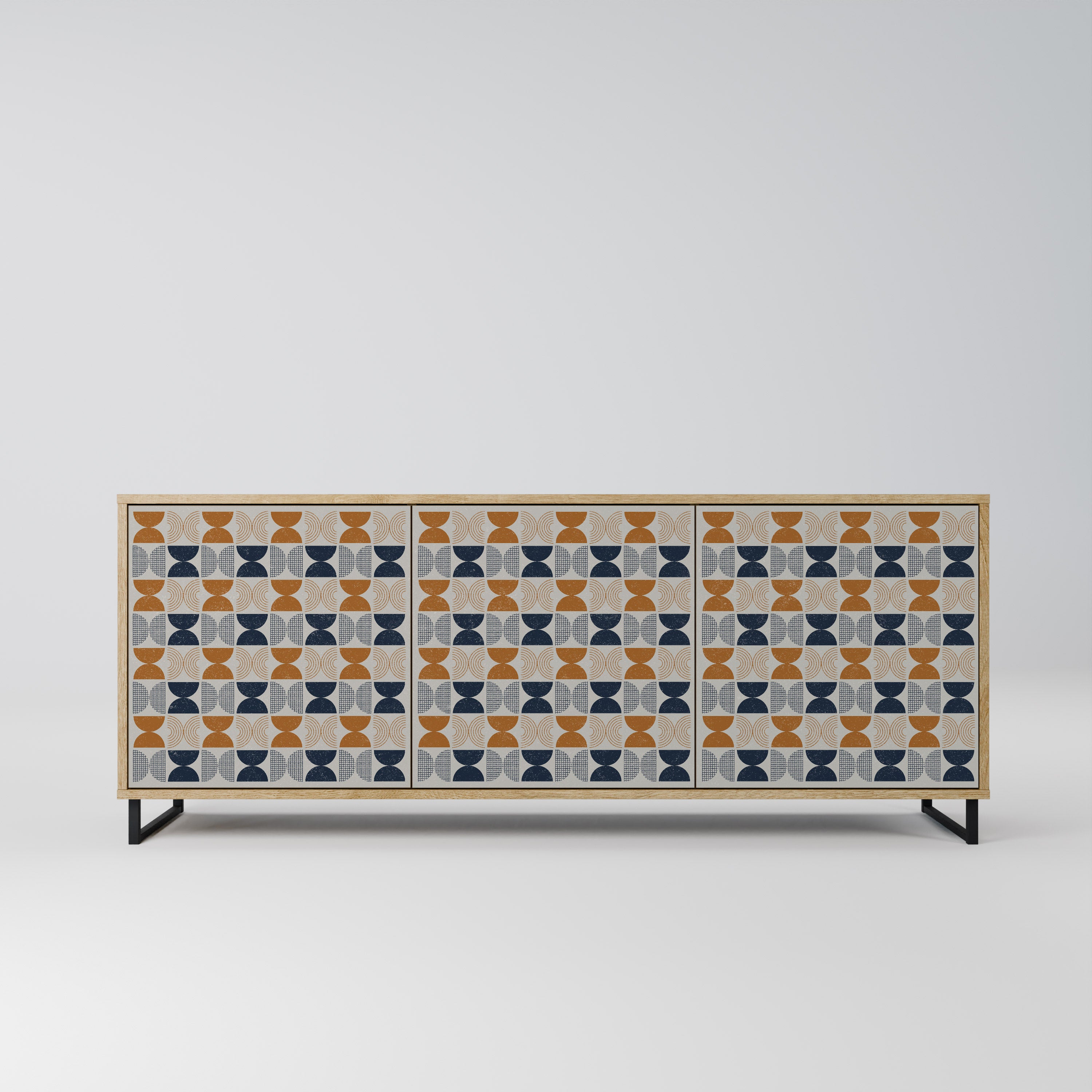 REFLECTION RANGE 3-Door Sideboard in Oak Effect