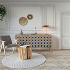 REFLECTION RANGE Aparador de 3 Puertas en Efecto Roble