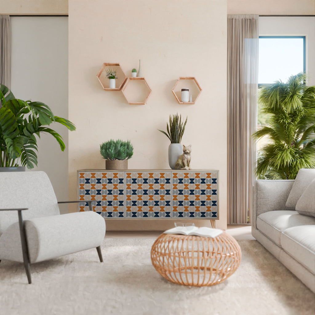 REFLECTION RANGE 3-Door Sideboard in Oak Effect