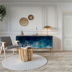 CELESTIAL FALL Aparador de 3 Puertas en Efecto Roble