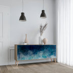 CELESTIAL FALL Aparador de 3 Puertas en Efecto Roble