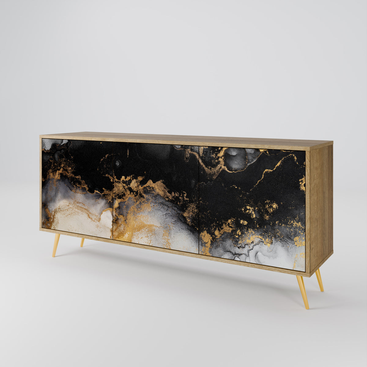 MARBLE OF TOMMORROW Aparador de 3 Puertas