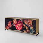NEVERENDING BLOOM 3-Door Sideboard in Oak Effect