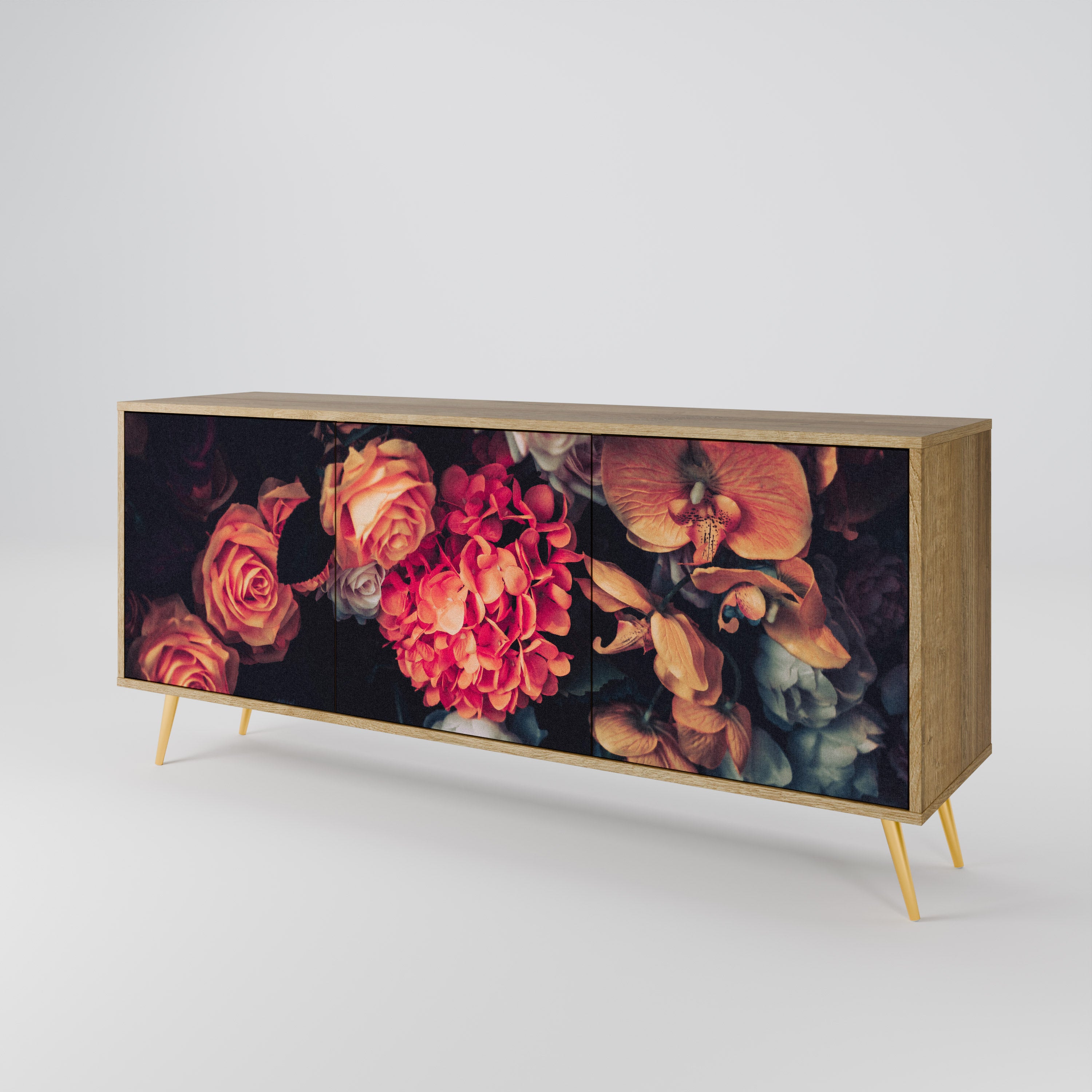 NEVERENDING BLOOM 3-Door Sideboard