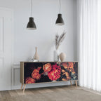 NEVERENDING BLOOM 3-Door Sideboard in Oak Effect