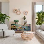 BLOOMING WATERS Aparador de 3 Puertas