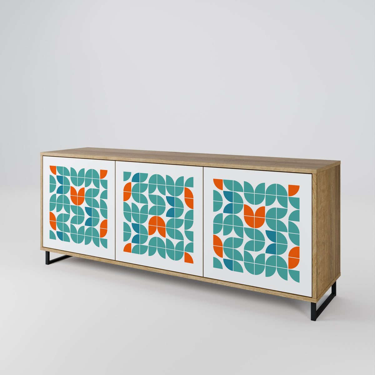 BE THE CHANGE Aparador de 3 Puertas